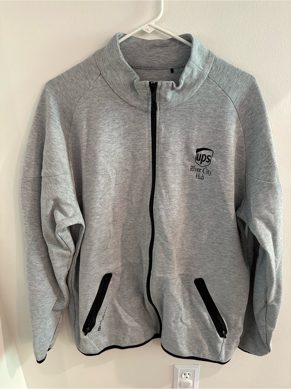 OGIO Light Gray Zip-Up Jacket